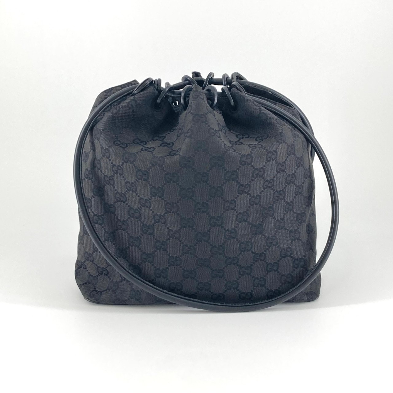 GUCCI(グッチ) GGキャンバス 90644 ショルダーバッグ ブラック