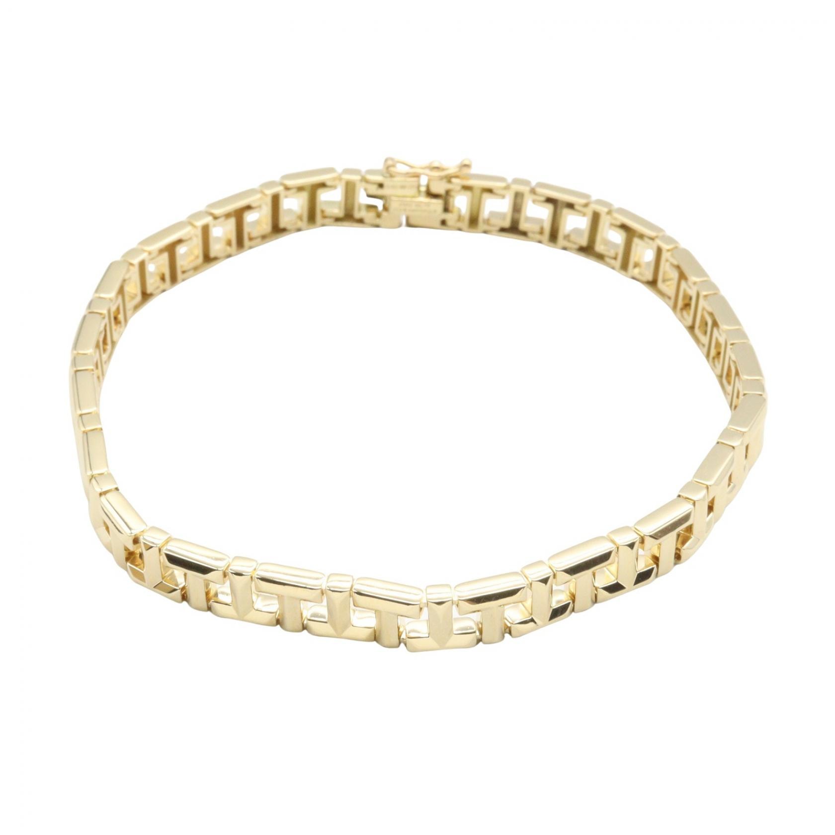 ティファニー TIFFANY&CO Tトゥルーナロー ブレスレット ブレスレット アクセサリー K18(イエローゴールド) レディース ゴールド系 【中古】