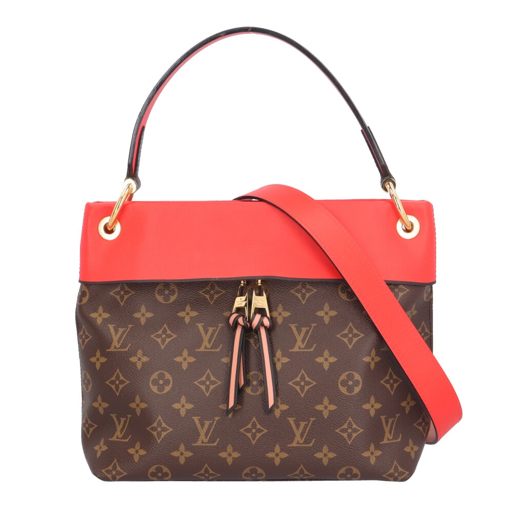 ルイヴィトン テュイルリーブザス モノグラム ショルダーバッグ モノグラムキャンバス M43798 ブラウン レディース LOUIS VUITTON  中古