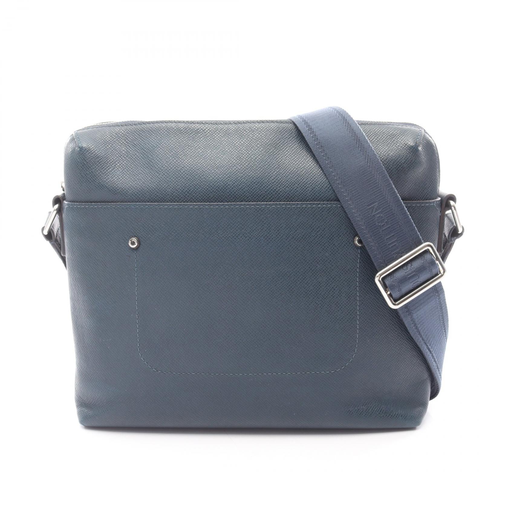 ルイ・ヴィトン LOUIS VUITTON グリゴリ メッセンジャーPM ショルダーバッグ バッグ レザー タイガ オセアン メンズ ネイビー系 M30236 【中古】