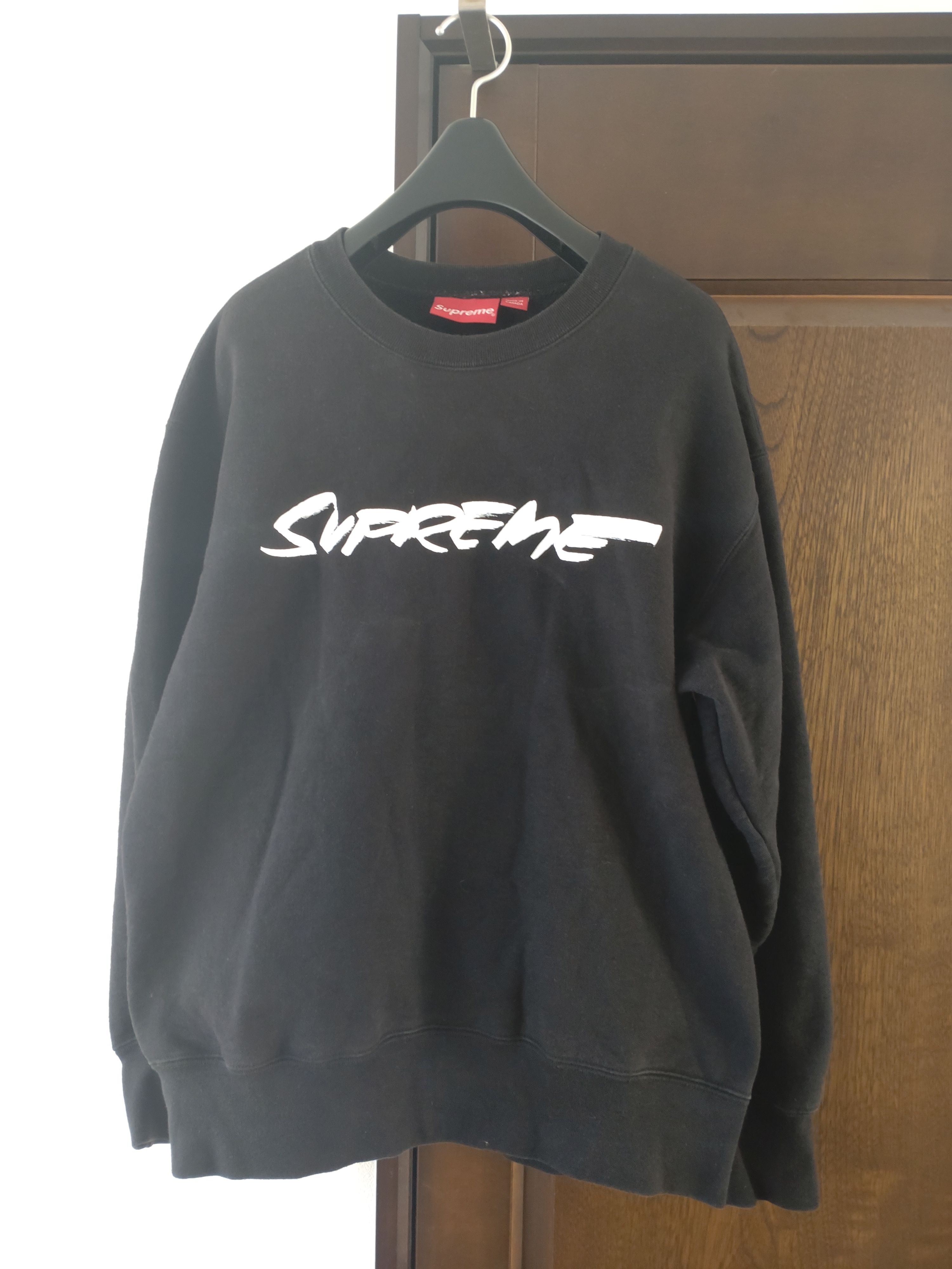 Supreme Futura Logo Crewneck "Black"