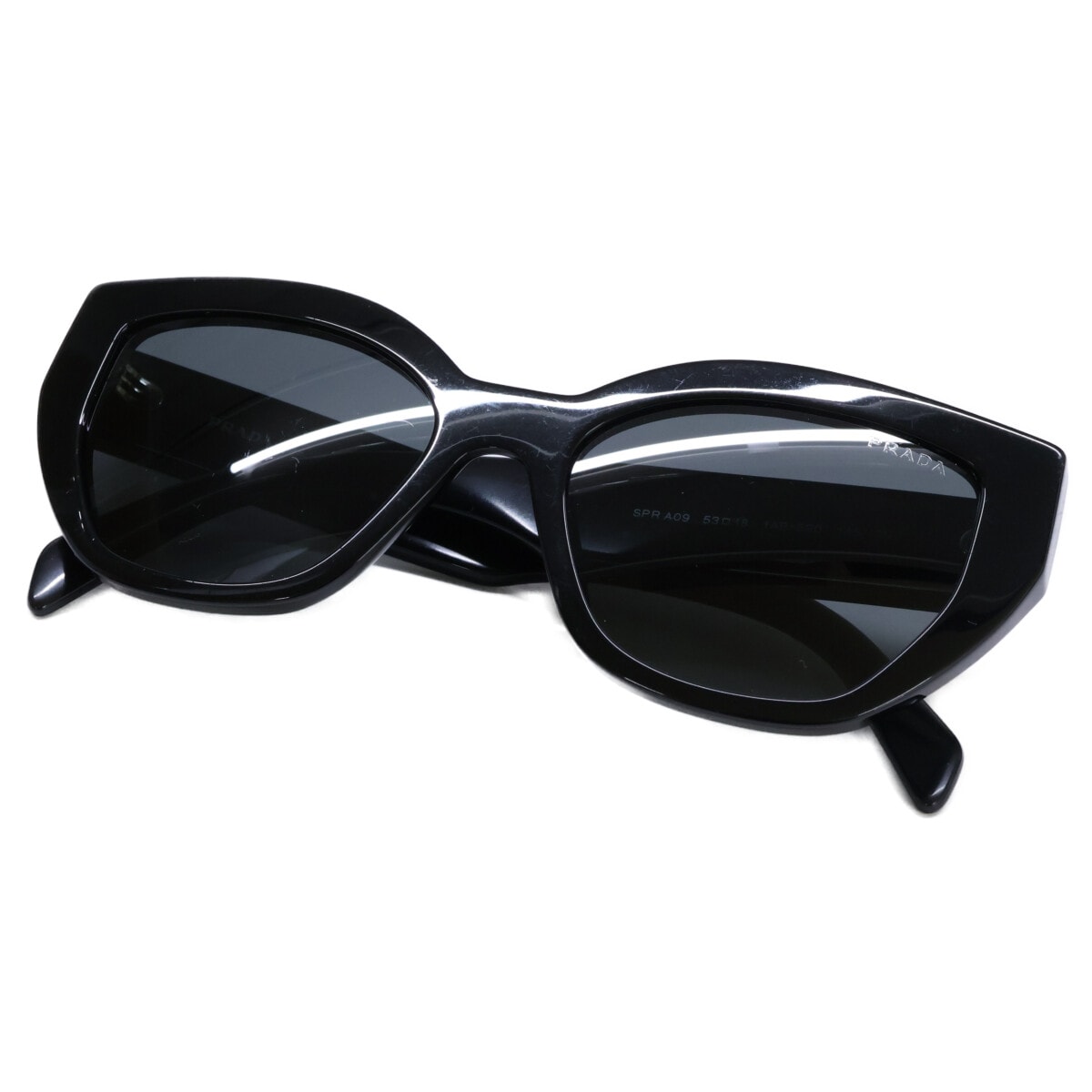 プラダ SPR A09 1AB-5S0 プラダロゴ キャットアイ 53□18 145
