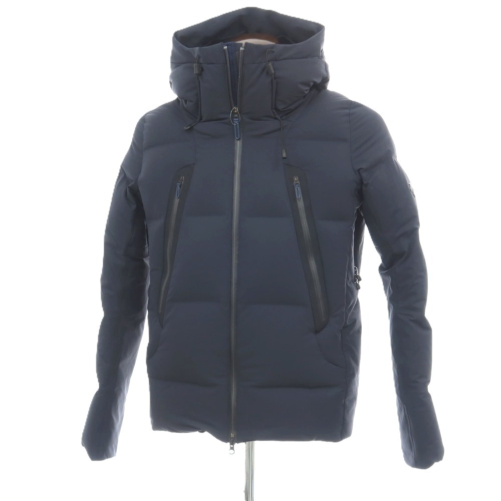 【中古】デサント DESCENTE 水沢ダウン マウンテニア ダウンジャケット ネイビー【サイズL】【メンズ】