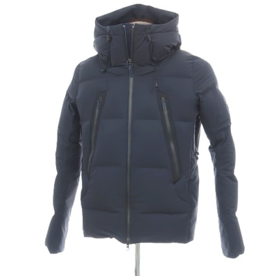 【中古】デサント DESCENTE 水沢ダウン マウンテニア ダウンジャケット ネイビー【サイズL】【メンズ】
