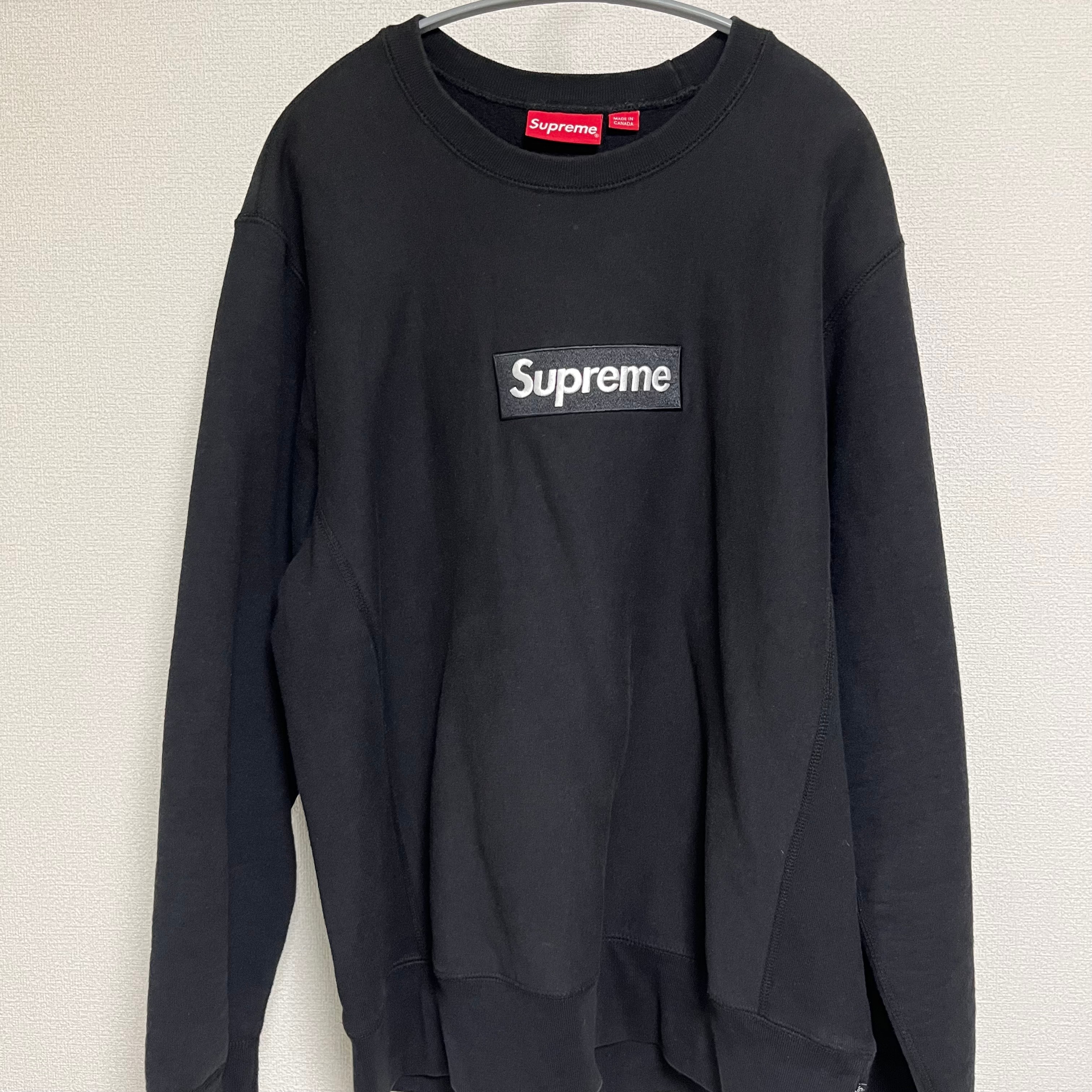Supreme Box Logo Crewneck Sweatshirt "Black" (18FW)