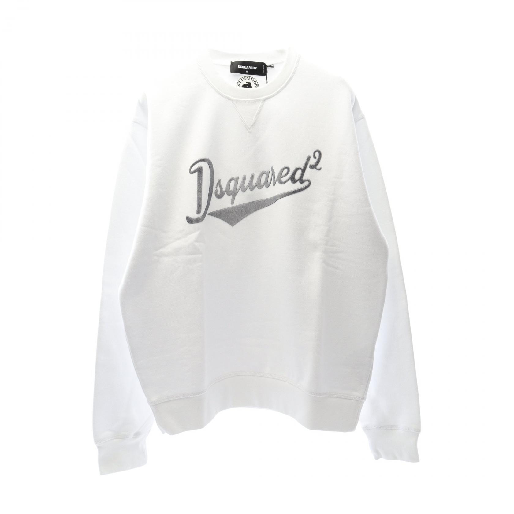 ディースクエアード DSQUARED2 スウェット 衣料品 トップス コットン メンズ ホワイト系 S74GU0849S25516100L 【中古】