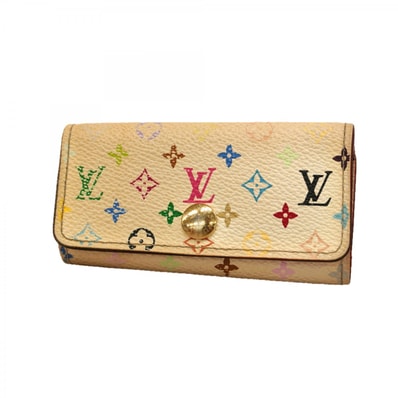 【6de5912】ルイヴィトン キーケース モノグラム・マルチカラー ミュルティクレ4 M93731 ブロン/リッチ【中古】レディース