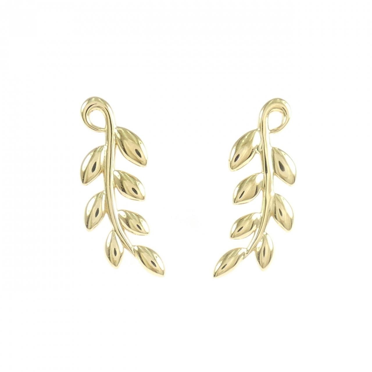 ティファニー オリーブリーフ クライマー ピアス