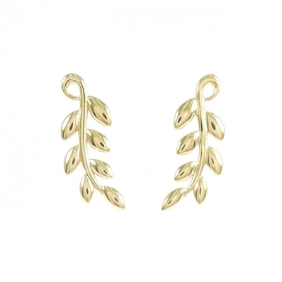 ティファニー オリーブリーフ クライマー ピアス