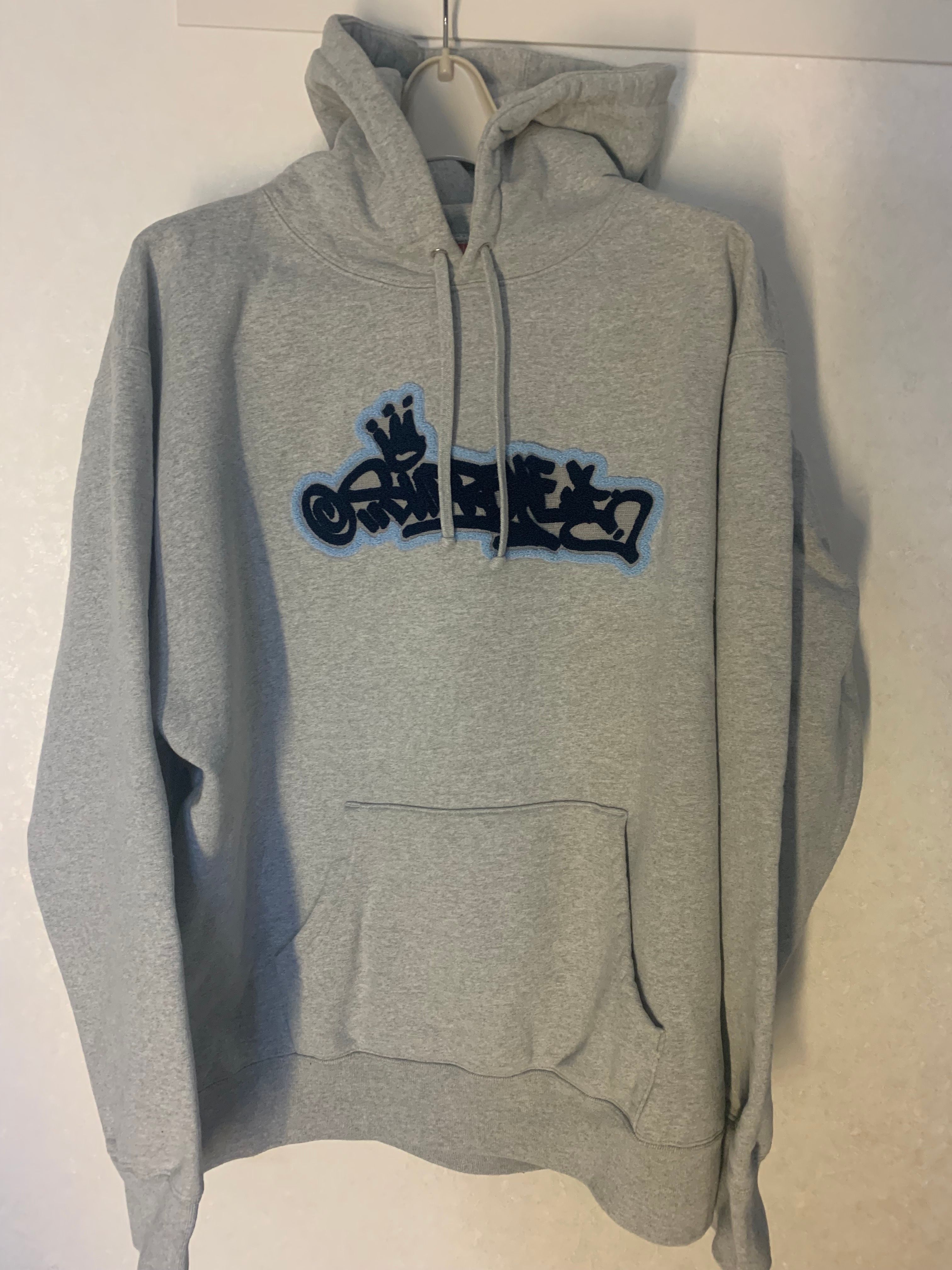 Supreme Handstyle Hooded Sweatshirt "Grey"