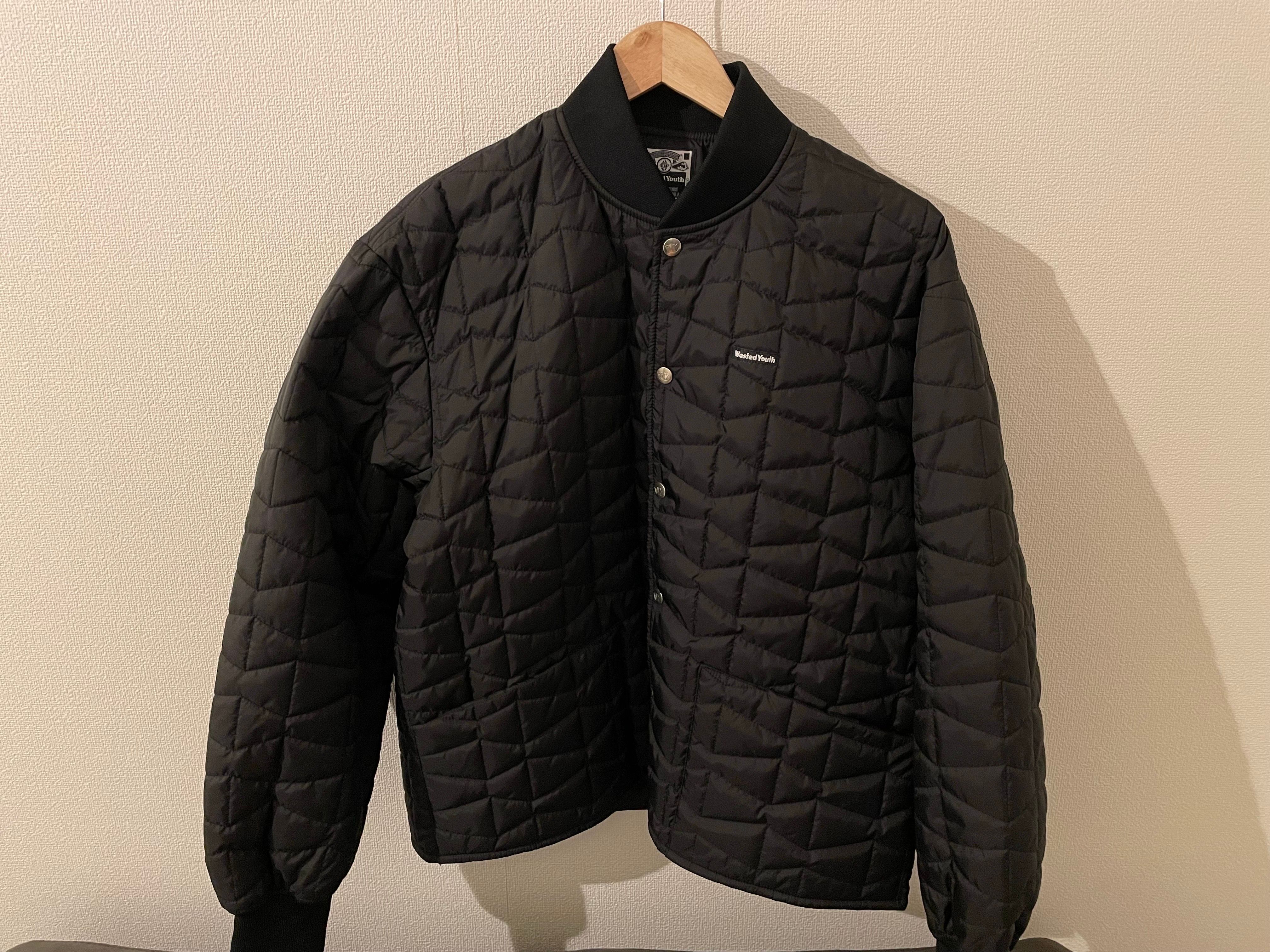 Wasted Youth Quilted Puff Jacket "Black" / VERDY
