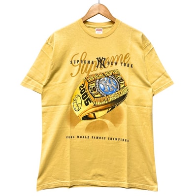 SUPREME シュプリーム 2005 Worid Famous Championship Ring Tee チャンピオンリング プリント 半袖Tシャツ 55717