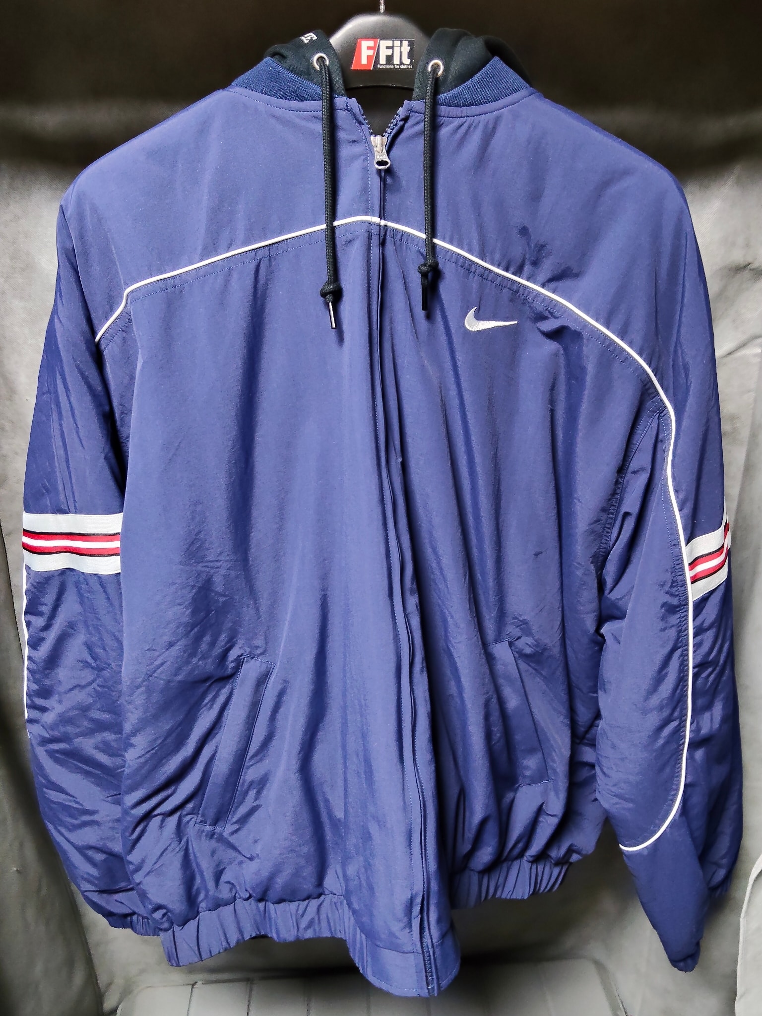 Supreme x Nike Nylon Hooded Jacket "Navy"