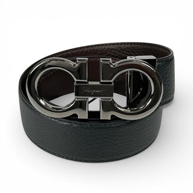 未使用品 サルヴァトーレフェラガモ ベルト ブラック メンズ 105