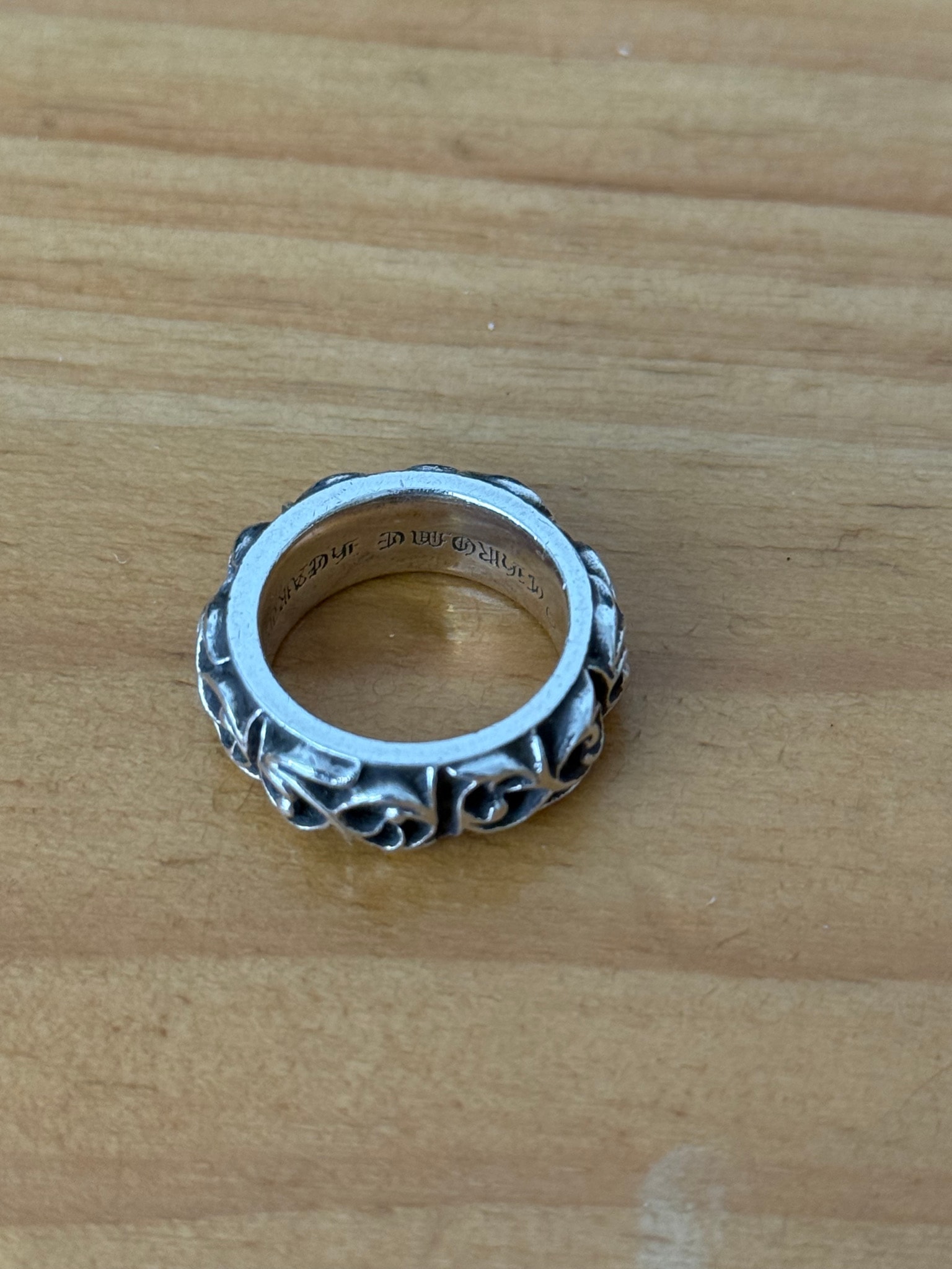 Chrome Hearts ETRNITY VINE BAND "Silver"