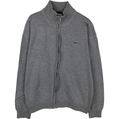 古着 ラコステ LACOSTE フランス企画 ハイネック ドライバーズニットセーター 7 メンズXXL相当/eaa617791