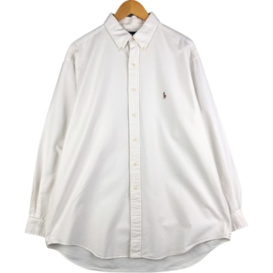 古着 ラルフローレン Ralph Lauren YARMOUTH 長袖 ボタンダウンシャツ メンズXL相当/eaa589169