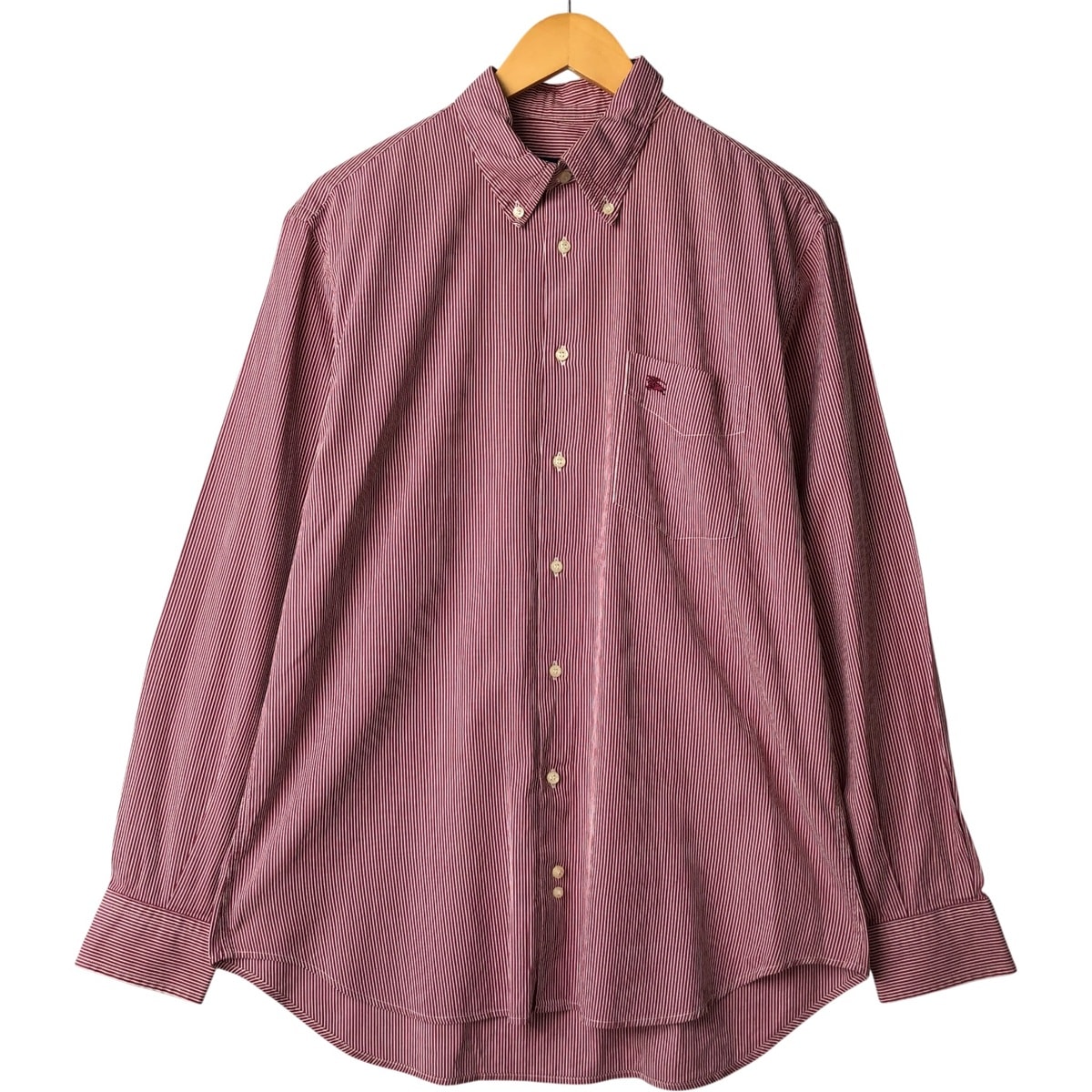 古着 バーバリー Burberry's LONDON 長袖 ボタンダウンストライプシャツ メンズL相当/eaa592550