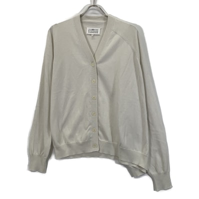メゾンマルジェラ 20年製 S51HA1037 ライトグレー カシミヤ混 ニットカーディガン S