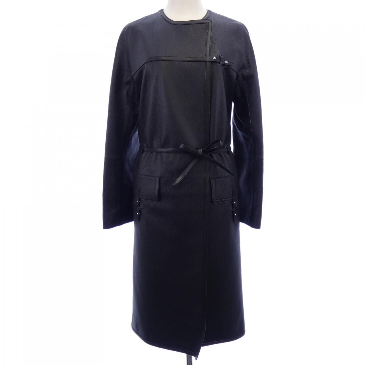 エルメス HERMES *06-7007 レザーコート