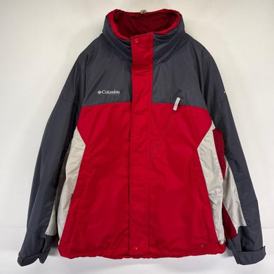 古着 コロンビア Columbia ジャケット フルジップ フーディ アウトドア VERTEX マウンテンパーカー M マルチカラー メンズ