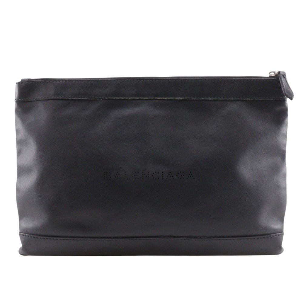 BALENCIAGA Navy Clip M "Black"
