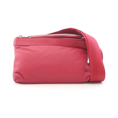 ボッテガヴェネタ BOTTEGA VENETA ショルダーバッグ バッグ レザー レディース レッド系 【中古】