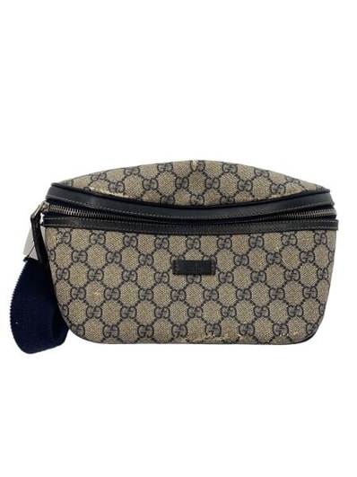 GUCCI GG Supreme Belt Bag "Brown"