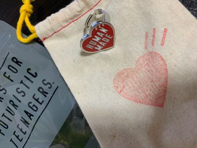 HUMAN MADE HEART RING "Silver"