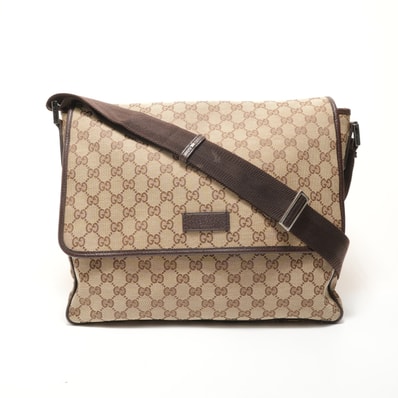 グッチ GUCCI GGキャンバス ショルダーバッグ【中古】