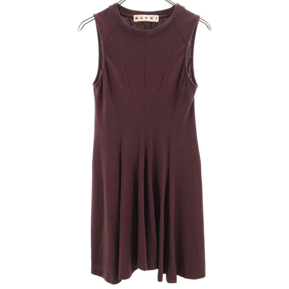 MARNI ノースリーブ ミニワンピース
