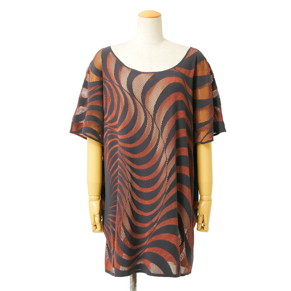 ■美品■PLEATS PLEASE ISSEY MIYAKE プリーツプリーズ イッセイミヤケ カットソー サイズ3 A-POC INSIDE エーポックインサイド プルオーバー メッシュ ブランド古着【中古】20260727/RB0226