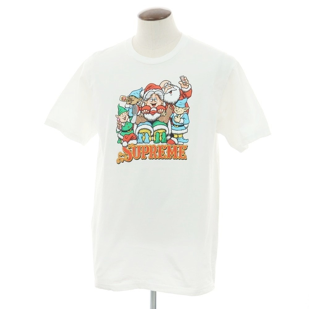 【中古】シュプリーム Supreme 2025年秋冬 Naughty Tee コットン 半袖Tシャツ ホワイト【サイズL】【メンズ】