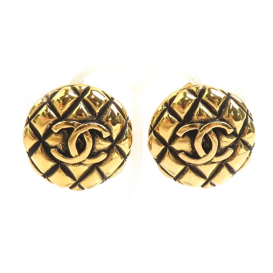 シャネル CHANEL イヤリング メタル ゴールド レディース【中古】 h32348i