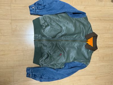 Supreme Denim Sleeve Ma-1 "Olive"