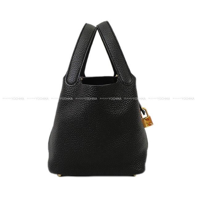 HERMES エルメス ハンドバッグ ピコタンロック 18 PM 黒 (ブラック) トリヨンクレマンス ゴールド金具 G刻印 新品未使用