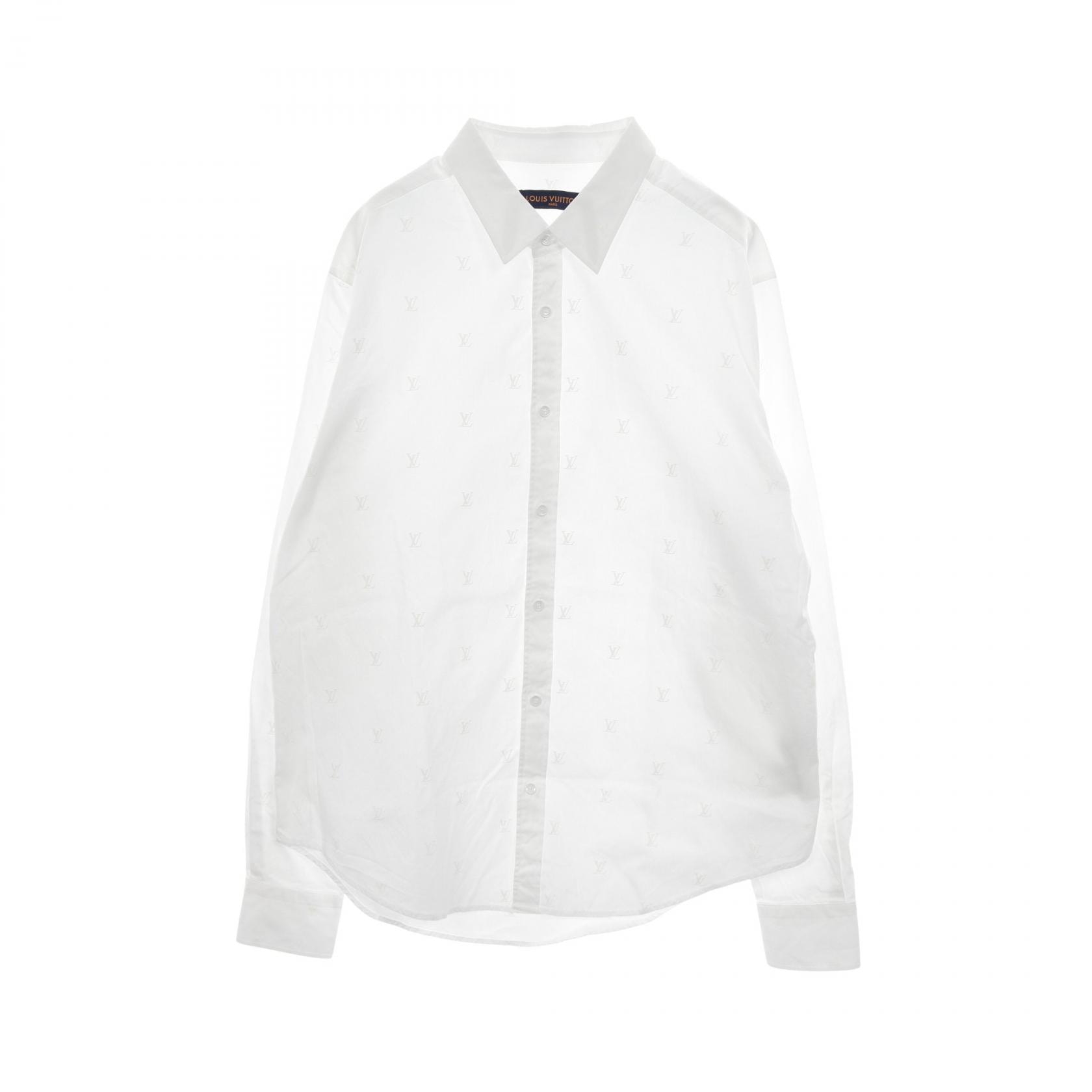 ルイ・ヴィトン LOUIS VUITTON LVブラゾン 衣料品 トップス コットン メンズ ホワイト系 【中古】