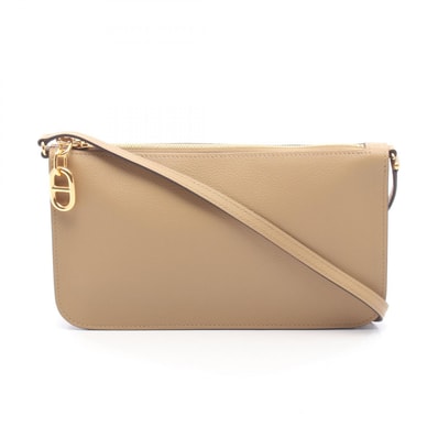 エルメス HERMES ジップアンゴー トゥーゴー シェーヌダンクル ショルダーバッグ バッグ レザー エバーカラー エバーカラー クラフト K刻印(2025年製造) レディース ブラウン系 【中古】