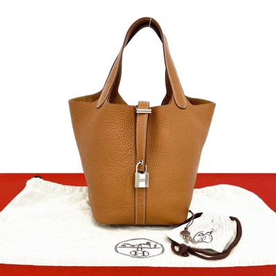 HERMES エルメス ピコタンロック PM トリヨンクレマンス ハンドバッグ ブラウン
02073
