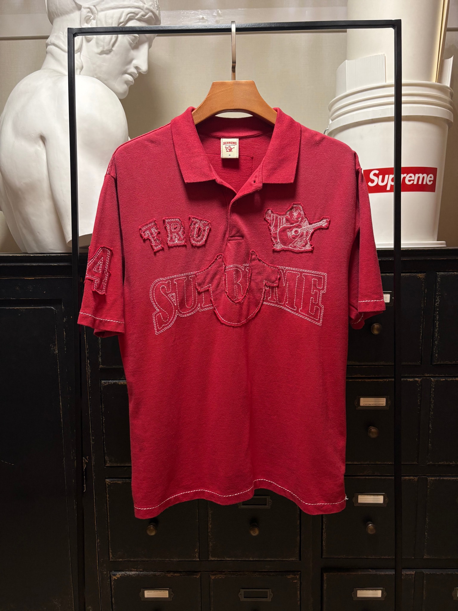 Supreme x True Religion Applique Polo "Red"