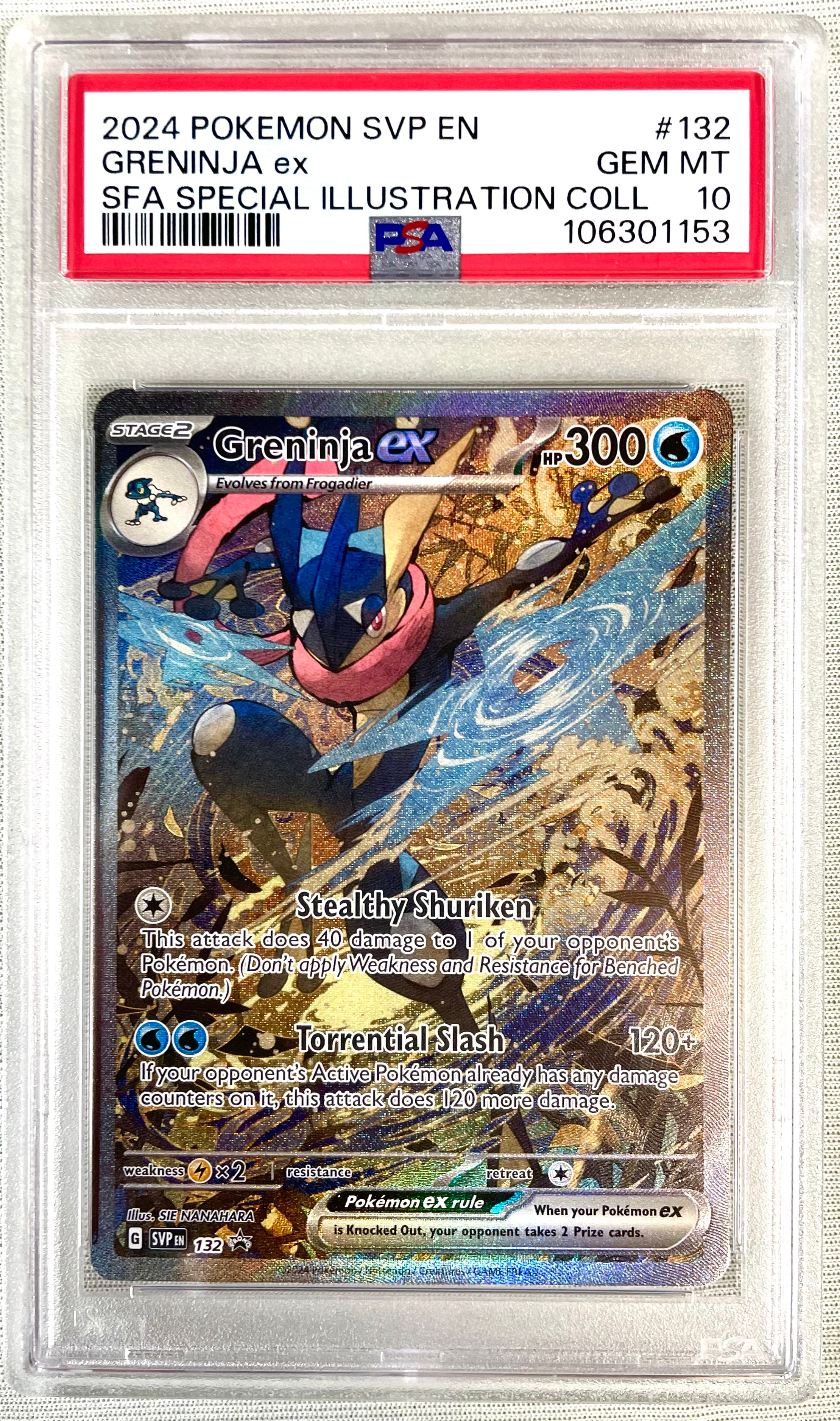 ゲッコウガex P [SVP EN 132]【英語版】 Greninja 2024 Pokemon Svp En-sv Black Star Promo 132 Greninja Ex Shrouded