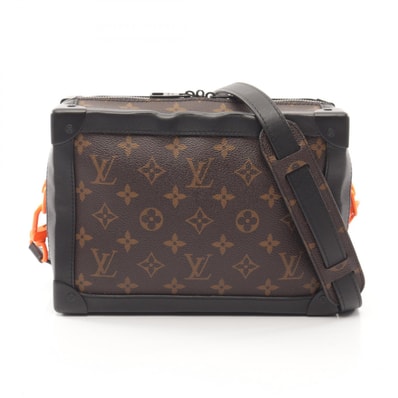 ルイ・ヴィトン LOUIS VUITTON ソフトトランク モノグラムソーラーレイ ショルダーバッグ バッグ PVCコーティングキャンバス レザー メンズ ブラウン系 / ブラック系 M44427 【中古】