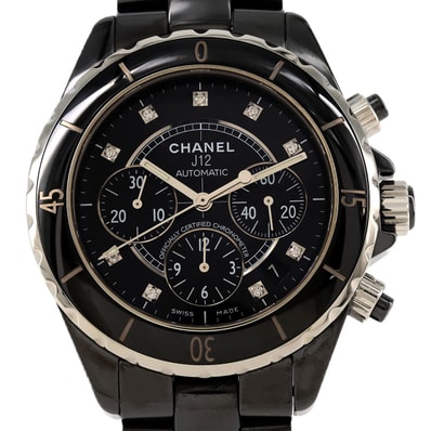 シャネル J12クロノグラフ セラミック・9P H2419 セラミック 自動巻
