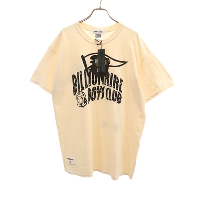 美品 WIND AND SEA ウィンダンシー BILLIONAIRE BOYS CLUB ビリオネアボーイズクラブ コラボ 半袖 Tシャツ L ナチュラル
