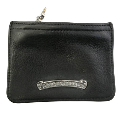 Chrome Hearts Zipper Leather Change Perth "Black"