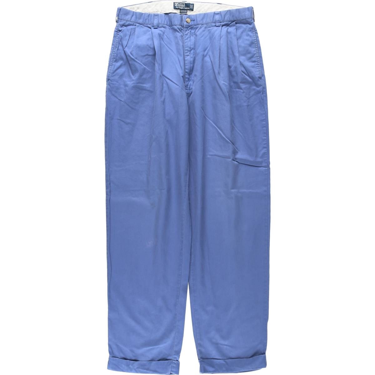 古着 ラルフローレン Ralph Lauren POLO by Ralph Lauren HAMMOND PANT ツータック チノパンツ メンズw35相当/eaa622837