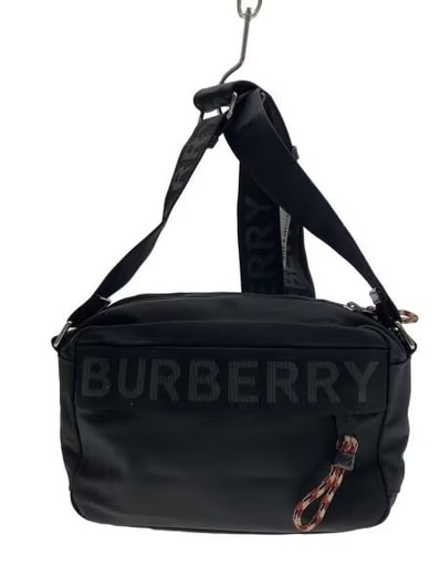 BURBERRY Logo Detail Nylon Crossbody Bag "Black"