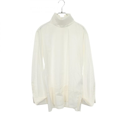 ジルサンダー JIL SANDER バックジップ ハイネック 衣料品 トップス コットン レディース ホワイト系 【中古】