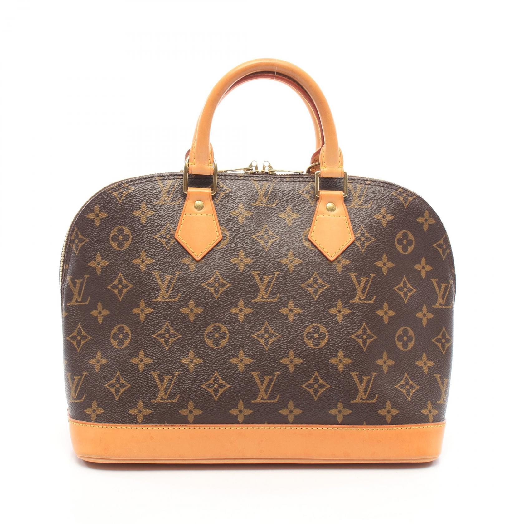 ルイ・ヴィトン LOUIS VUITTON アルマPM モノグラム ハンドバッグ バッグ PVCコーティングキャンバス レザー レディース ブラウン系 M51130 【中古】