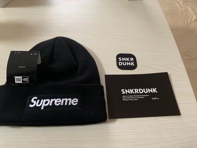Supreme New Era® Box Logo Beanie "Black" (21FW)